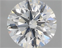 Natural Diamond 0.78 Carats, Round with Excellent Cut, J Color, VVS1 Clarity and Certified by GIA