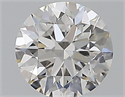 Natural Diamond 0.46 Carats, Round with Excellent Cut, E Color, VVS1 Clarity and Certified by GIA