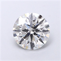 Del inventario de diamantes de laboratorio, 1.59 quilates, Redondo , Color F, claridad VVS2 y certificado IGI