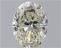 Natural Diamond 1.60 Carats, Oval with  Cut, M Color, SI1 Clarity and Certified by GIA