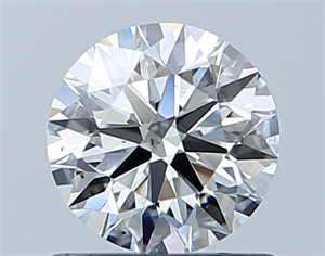 Picture of Natural Diamond 0.70 Carats, Round with Excellent Cut, E Color, SI1 Clarity and Certified by GIA
