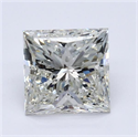 Diamante Natural 2.31 quilates, Princesa , Color J, claridad SI2 y certificado GIA