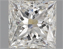 Natural Diamond 0.54 Carats, Princess with  Cut, F Color, VVS1 Clarity and Certified by GIA