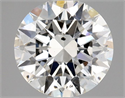Natural Diamond 0.70 Carats, Round with Excellent Cut, G Color, SI2 Clarity and Certified by GIA
