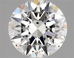 Picture of Natural Diamond 0.70 Carats, Round with Excellent Cut, G Color, SI2 Clarity and Certified by GIA