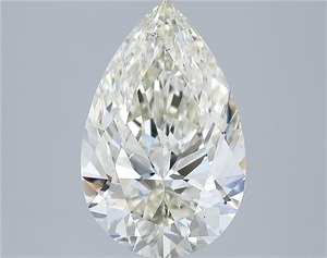 Picture of Natural Diamond 3.01 Carats, Pear with  Cut, I Color, SI1 Clarity and Certified by IGI