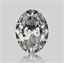 Natural Diamond 0.80 Carats, Oval with  Cut, F Color, SI2 Clarity and Certified by GIA
