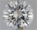 Diamante Natural 0.70 quilates, Redondo , Color F, claridad VS2 y certificado GIA