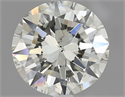 Natural Diamond 1.51 Carats, Round with Very Good Cut, K Color, SI2 Clarity and Certified by IGI