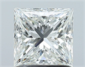 Natural Diamond 1.21 Carats, Princess with  Cut, H Color, VS1 Clarity and Certified by GIA