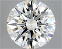 Natural Diamond 0.56 Carats, Round with Excellent Cut, H Color, VS1 Clarity and Certified by GIA