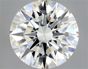 Picture of Natural Diamond 0.56 Carats, Round with Excellent Cut, H Color, VS1 Clarity and Certified by GIA