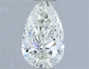 Picture of Natural Diamond 0.90 Carats, Pear with  Cut, I Color, SI1 Clarity and Certified by IGI
