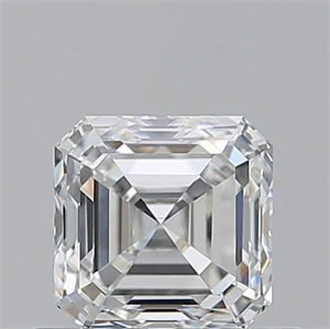 Picture of Natural Diamond 0.70 Carats, Asscher with  Cut, G Color, VVS2 Clarity and Certified by GIA