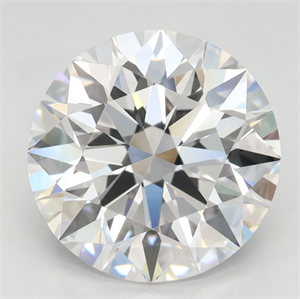 Picture of Lab Grown Diamond 3.03 Carats, Round with Ideal Cut, D Color, VVS1 Clarity and Certified by IGI