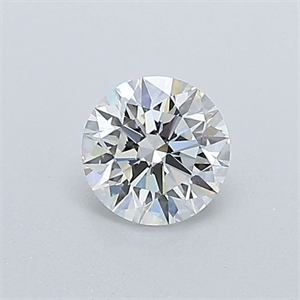 Picture of Natural Diamond 0.40 Carats, Round with Excellent Cut, J Color, VS1 Clarity and Certified by GIA