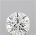 Natural Diamond 0.46 Carats, Round with Excellent Cut, H Color, SI1 Clarity and Certified by IGI