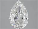 Natural Diamond 3.01 Carats, Pear with  Cut, H Color, SI2 Clarity and Certified by GIA