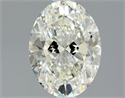 Natural Diamond 1.51 Carats, Oval with  Cut, J Color, VVS1 Clarity and Certified by GIA