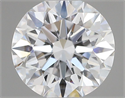 Lab Grown Diamond 0.72 Carats, Round with Ideal Cut, D Color, VVS1 Clarity and Certified by IGI