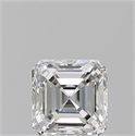 Diamante Natural 0.90 quilates, Asscher , Color H, claridad VVS1 y certificado GIA