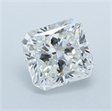 Diamante Natural 0.71 quilates, Radiante , Color F, claridad SI2 y certificado GIA