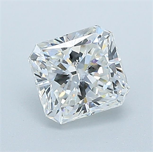 Foto Diamante Natural 0.71 quilates, Radiante , Color F, claridad SI2 y certificado GIA de