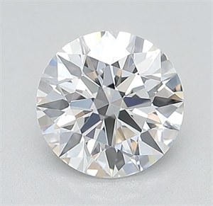 Picture of Lab Grown Diamond 1.08 Carats, Round with Ideal Cut, D Color, VVS2 Clarity and Certified by IGI