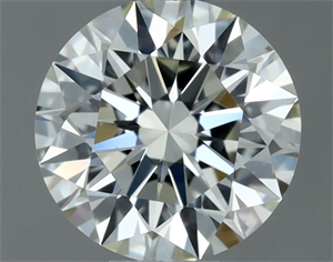 Picture of Natural Diamond 0.50 Carats, Round with Excellent Cut, K Color, VVS2 Clarity and Certified by GIA