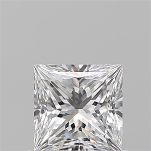 Picture of Natural Diamond 0.70 Carats, Princess with  Cut, D Color, VS2 Clarity and Certified by GIA