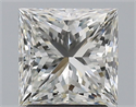 Natural Diamond 2.01 Carats, Princess with  Cut, H Color, VVS1 Clarity and Certified by GIA