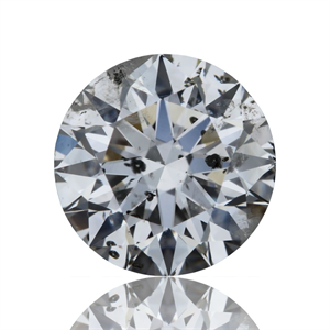 Picture of Natural Diamond 1.00 Carats, Round with Very Good Cut, F Color, I1 Clarity and Certified by GIA