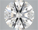 Lab Grown Diamond 6.06 Carats, Round with Ideal Cut, G Color, VS2 Clarity and Certified by IGI