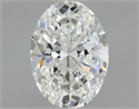 Natural Diamond 1.01 Carats, Oval with  Cut, G Color, VVS1 Clarity and Certified by GIA