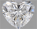 Natural Diamond 2.03 Carats, Heart with  Cut, D Color, VS2 Clarity and Certified by GIA