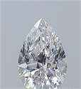 Diamante Natural 0.50 quilates, De pera , Color F, claridad VS2 y certificado GIA
