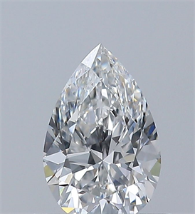 Foto Diamante Natural 0.50 quilates, De pera , Color F, claridad VS2 y certificado GIA de