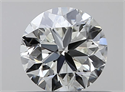 Natural Diamond 0.40 Carats, Round with Very Good Cut, J Color, IF Clarity and Certified by GIA