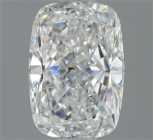 Picture of Natural Diamond 1.02 Carats, Cushion with  Cut, E Color, SI2 Clarity and Certified by GIA