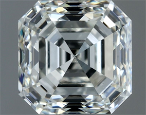 Picture of Natural Diamond 1.51 Carats, Asscher with  Cut, H Color, VS2 Clarity and Certified by IGI