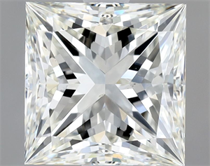 Picture of Natural Diamond 2.01 Carats, Princess with  Cut, J Color, VS2 Clarity and Certified by GIA