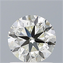 Natural Diamond 0.90 Carats, Round with Very Good Cut, J Color, VS2 Clarity and Certified by IGI