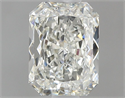 Natural Diamond 1.20 Carats, Radiant with  Cut, J Color, VS1 Clarity and Certified by GIA