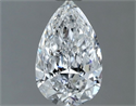 Diamante Natural 0.60 quilates, De pera , Color D, claridad VS2 y certificado GIA