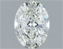 Natural Diamond 1.00 Carats, Oval with  Cut, H Color, VS1 Clarity and Certified by GIA
