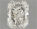 Natural Diamond 0.80 Carats, Radiant with  Cut, H Color, VVS1 Clarity and Certified by GIA