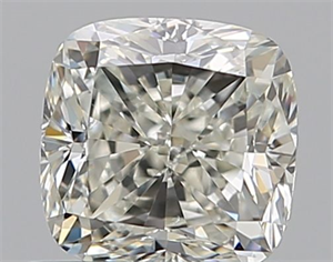 Foto Diamante Natural 0.71 quilates, Del cojín , Color K, claridad SI1 y certificado GIA de