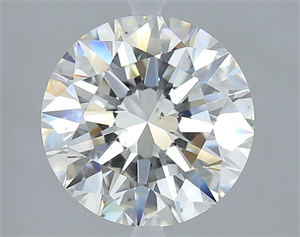 Picture of Natural Diamond 2.50 Carats, Round with Excellent Cut, I Color, SI1 Clarity and Certified by GIA