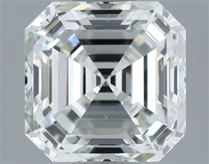 Picture of Natural Diamond 1.00 Carats, Asscher with  Cut, H Color, VS2 Clarity and Certified by IGI