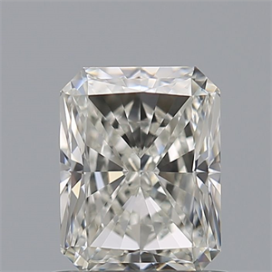 Picture of Natural Diamond 0.91 Carats, Radiant with  Cut, I Color, VVS1 Clarity and Certified by GIA